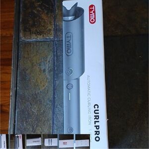 TYMO CurlPro Automatic Curling Iron - Silver. 1” inch.     C